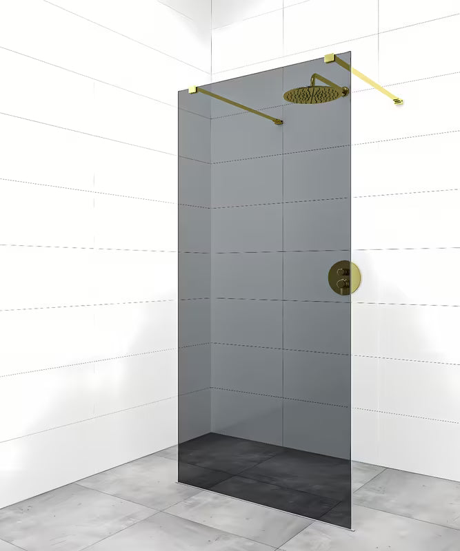 Nosač za učvršćenje pro walk-in za tuš stijenu SAT Walk-In u izvedbi PVD gun metal