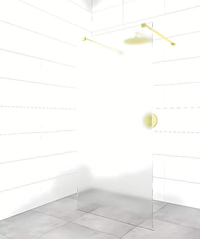 Nosač za učvršćenje pro walk-in za tuš stijenu SAT Walk-In u izvedbi PVD gun metal