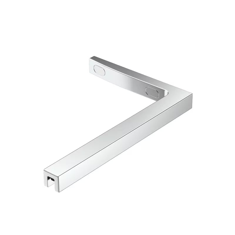 Walk-in tuš stijena SAT Walk-in 120 cm u krom izvedbi s prozirnim staklom, intimnom trakom i EasyClean obradom