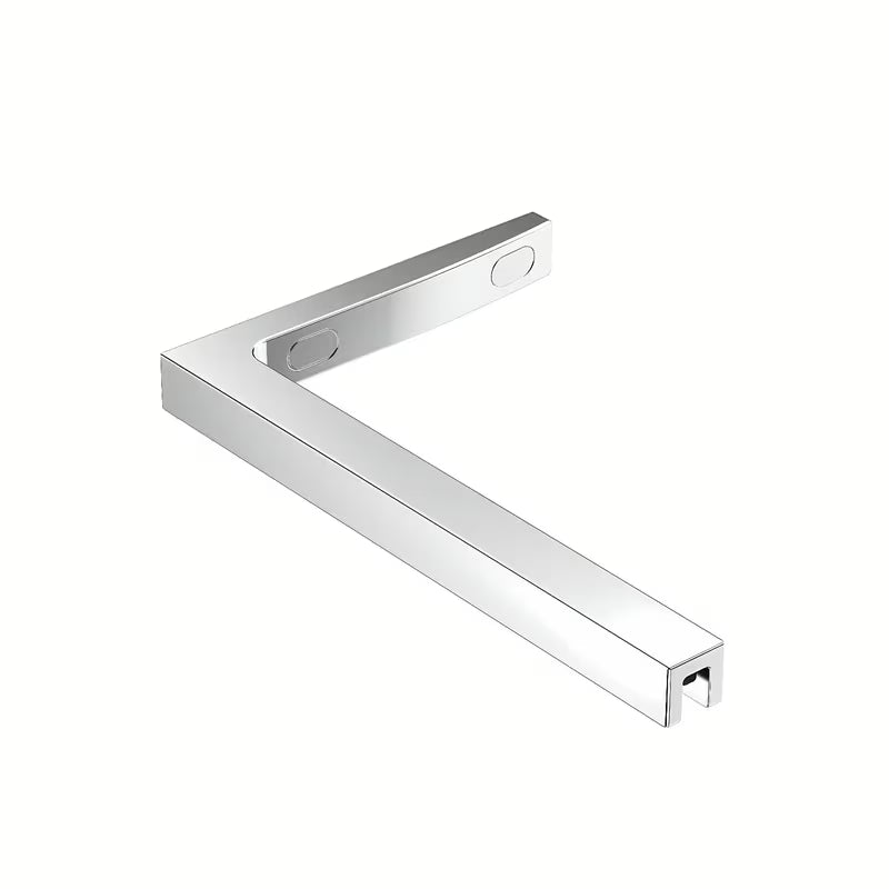 Walk-in tuš stijena SAT Walk-in 120 cm u krom izvedbi s prozirnim staklom i bezokvirnom izvedbom.