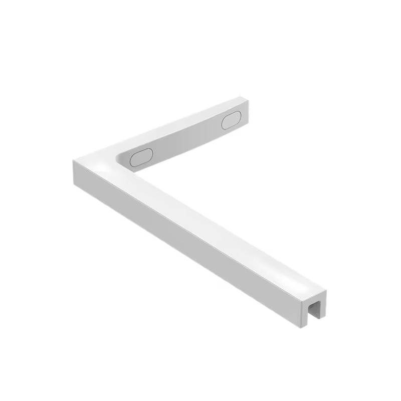 Bijela potporna šipka SAT Walk-In pro za stabilno učvršćenje staklenog panela walk-in tuševi