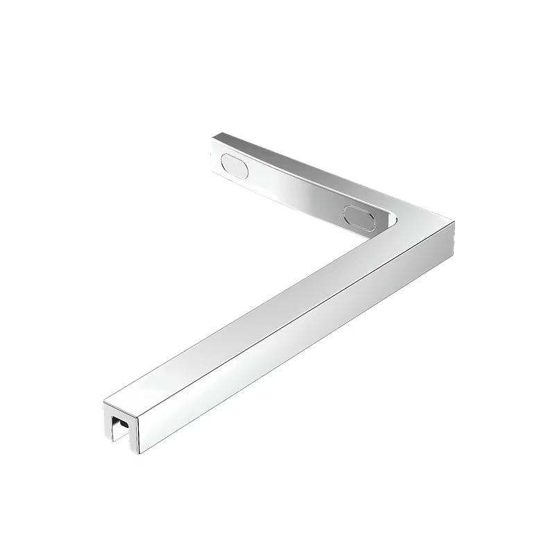 Crna mat potporna šipka SAT Walk-In pro za desnu izvedbu tuš stijene