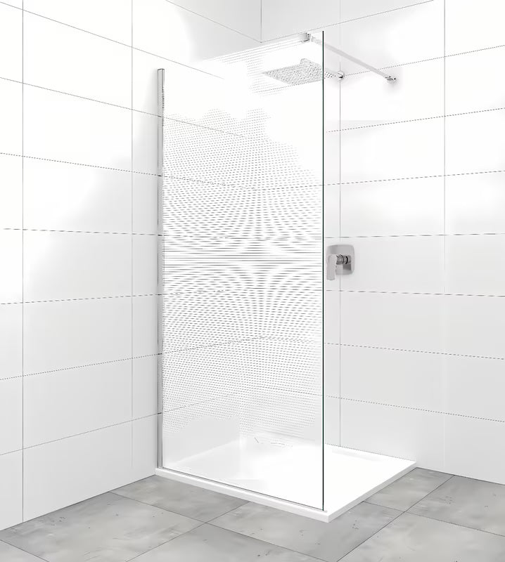 Aluminijska stabilizacijska šipka SAT Walk-in sa zglobovima na oba kraja pro za stabilizaciju walk-in stakla.