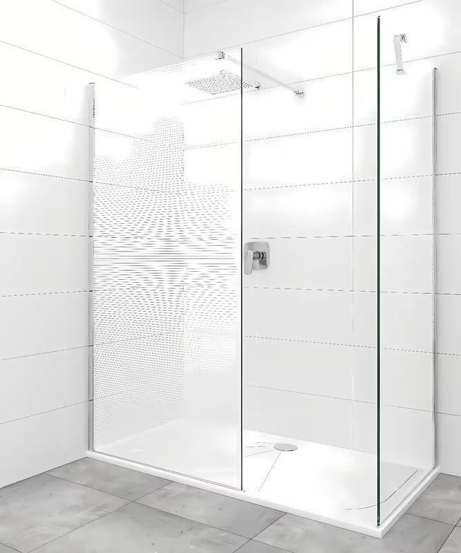 Aluminijska stabilizacijska šipka SAT Walk-in sa zglobovima na oba kraja pro za stabilizaciju walk-in stakla.