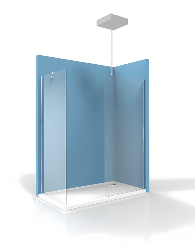 Stabilizacijski nosač SAT Walk-in sa zglobovima na oba kraja pro za pričvršćenje stakla na strop.