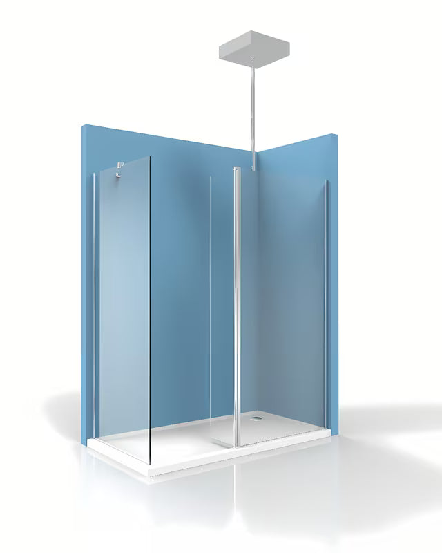 Stabilizacijski nosač SAT Walk-in sa zglobovima na oba kraja pro za pričvršćenje stakla na strop.