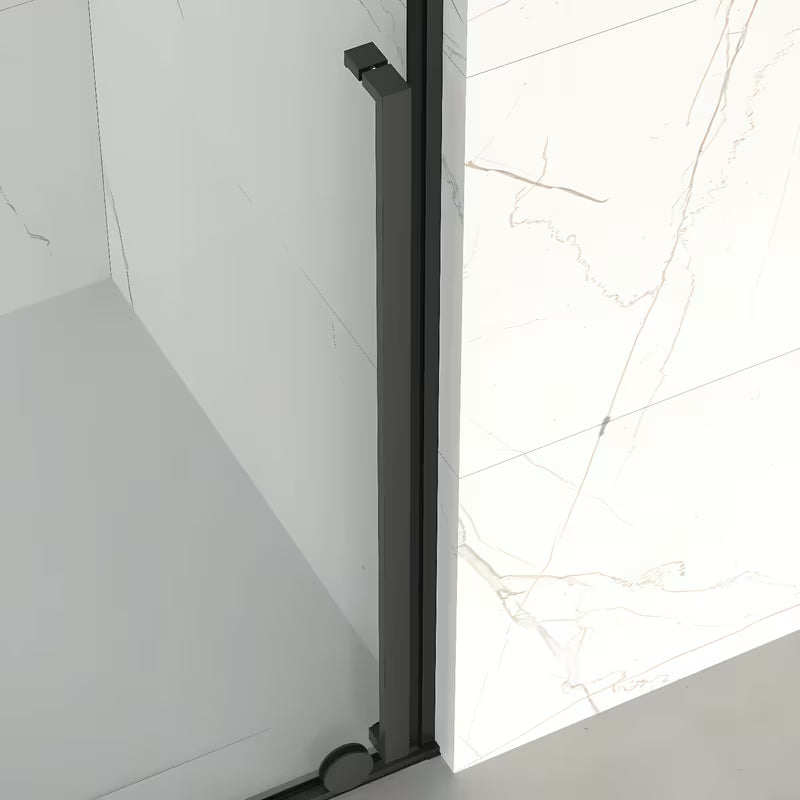 Tuš vrata SAT Xmotion Walk-In 140 cm u bijeloj boji s prozirnim staklom i kliznim otvaranjem