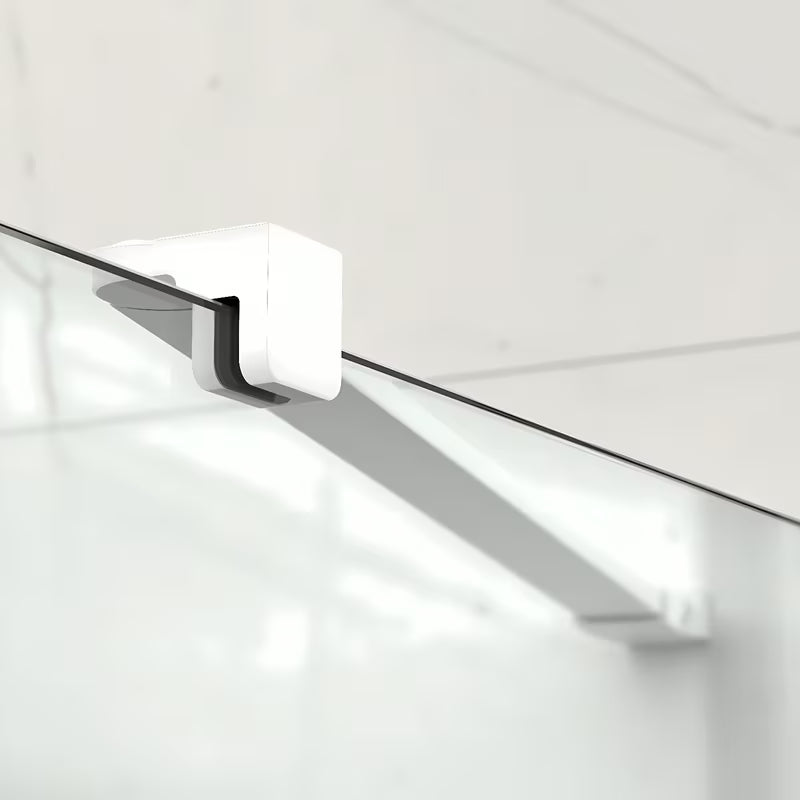 SAT Xmotion pravokutna tuš kabina 140 x 80 cm u bijeloj boji s prozirnim staklom i kliznim sustavom