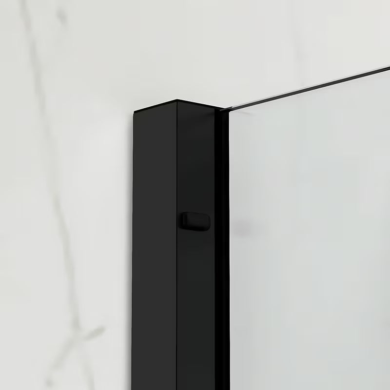 Tuš kabina SAT Xmotion 140x90 cm u crnoj izvedbi s prozirnim staklom i kliznim otvaranjem