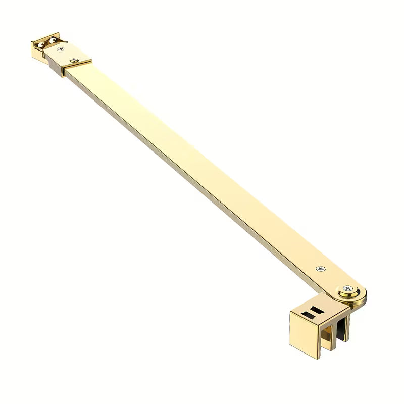 Stabilizacijska šipka SAT Walk-In Xmotion sa zglobom u boji gold pro za prihvat stakla 8 mm