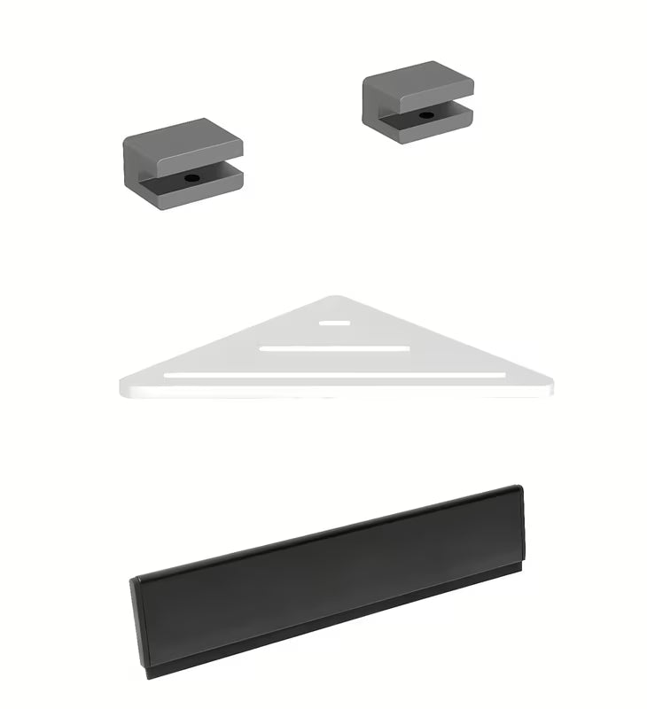 Set kupaonskih dodataka SAT X-Way s izdržljivom PVD površinskom obradom pro usklađen izgled kupaonice.