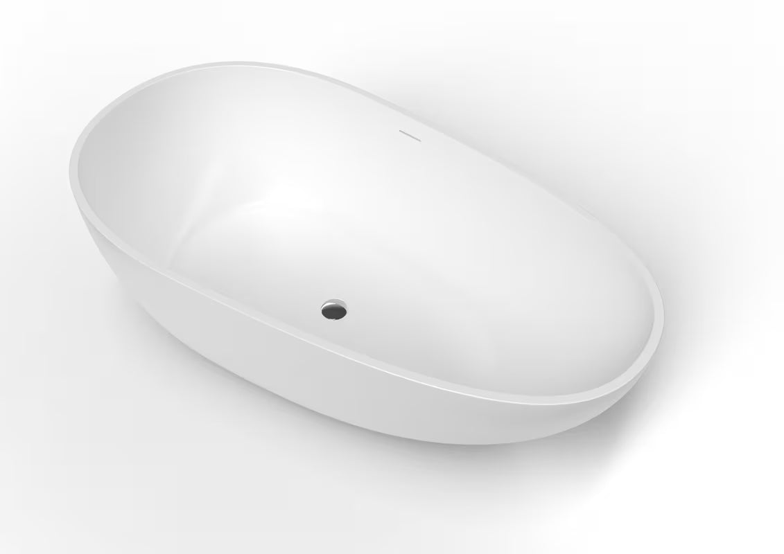 Samostojeća kada SAT Zita od lijevanog mramora 170x88 cm, lijeva i desna varijanta