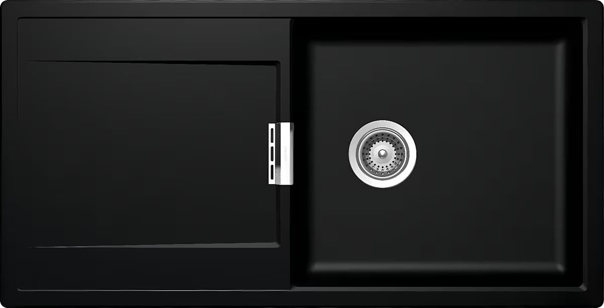 Granitni sudoper Schock Mond s ocjeđivačem u boji magma pro ugradnja na radnu ploču