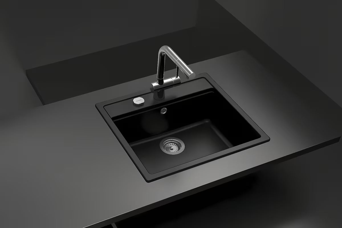 Schock granitni kuhinjski jednostruki sudoper Cristadur 57 x 51 cm u boji stone pro, nadgradna ugradnja