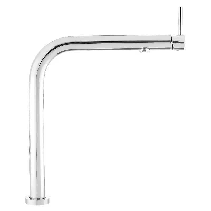 Kromirana miješalica za sudoper SIKO Chrome s uvlačnim pričvršćenjem pro za montažu ispod prozora i ručicom uz izljev