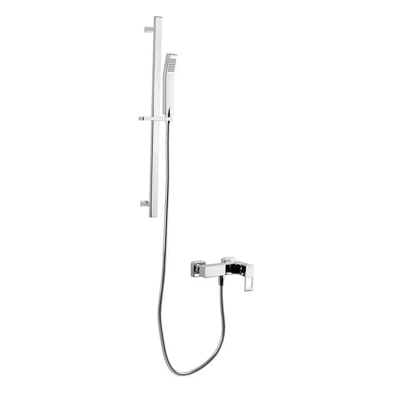 Kromirani tuš set SIKO Elements modernog minimalističkog dizajna pro elegantnu kupaonicu.