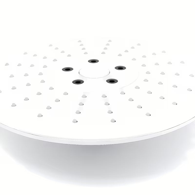 Bijela nadglavni tuš SIKO okruglog dizajna s tipkom pro, prebacivanje 3 mlaza