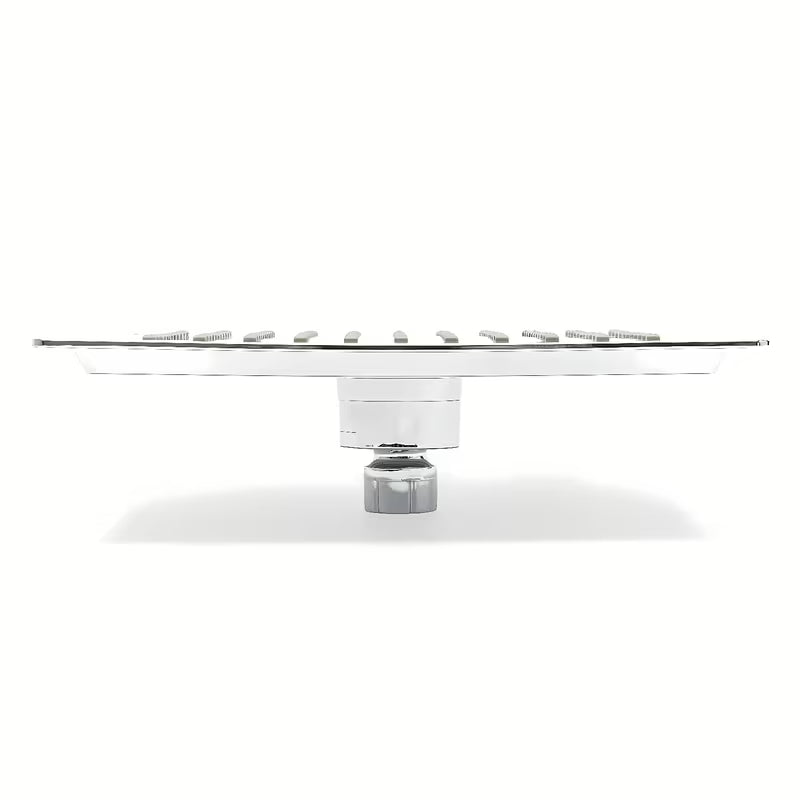 Kvadratna nadglavni tuš SIKO Grey-Chrome u sivoj/krom boji, dimenzije 23 x 23 cm