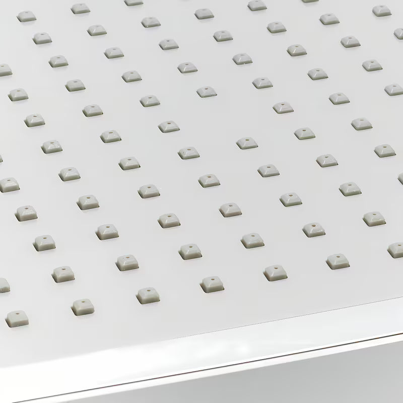 Kvadratna nadglavni tuš SIKO Grey-Chrome u sivoj/krom boji, dimenzije 23 x 23 cm