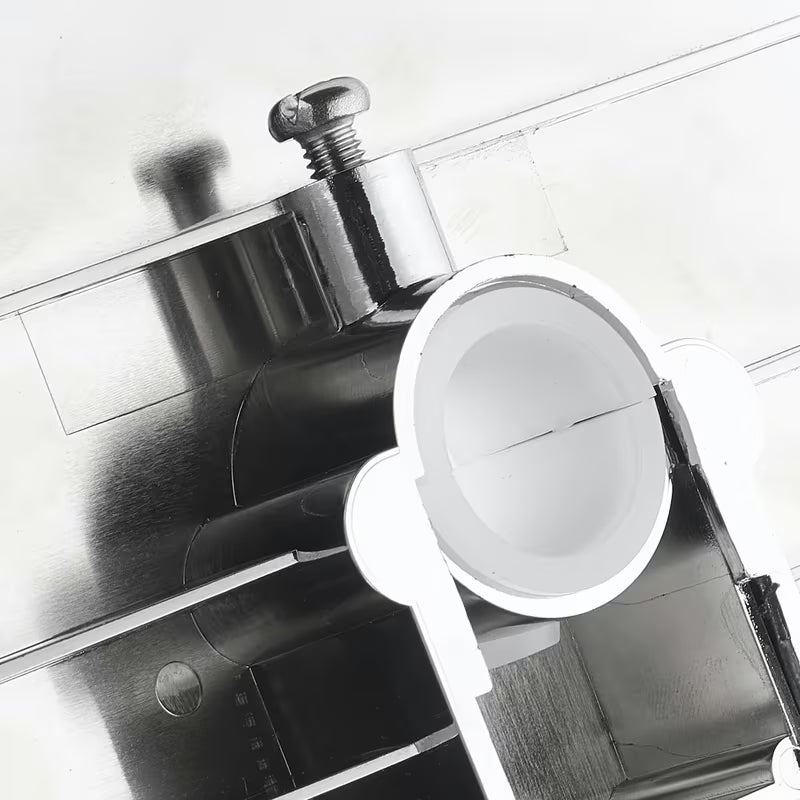 Univerzalni klizna polica SIKO Chrome za tuš šipku sa setom zamjenjivih plastičnih obujmica