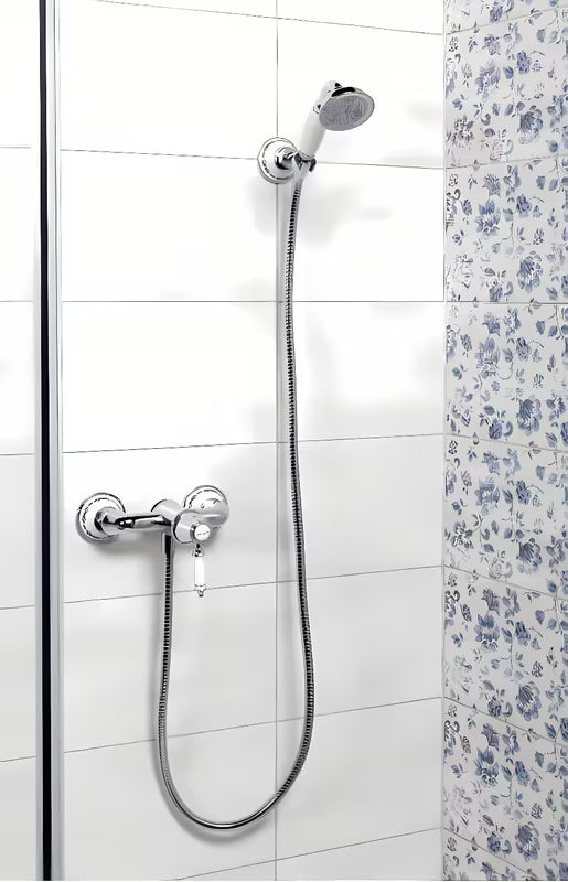 Retro jednoručna baterija miješalica za tuš SIKO Provence u krom izvedbi pro za zidnu montažu