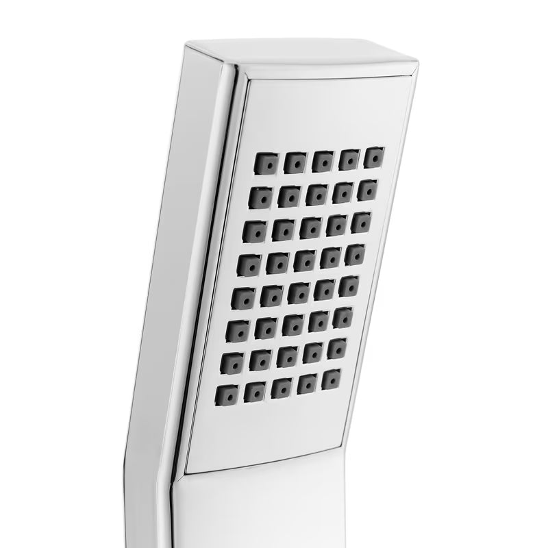 Kromirani ručni tuš SIKO s jednim mlazom u četvrtastom dizajnu