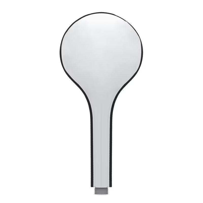 Kromirana ručna tuš-slušalica SIKO zaobljenog dizajna, promjera 115 mm, s prebacivanjem 3 mlaza tipkom.