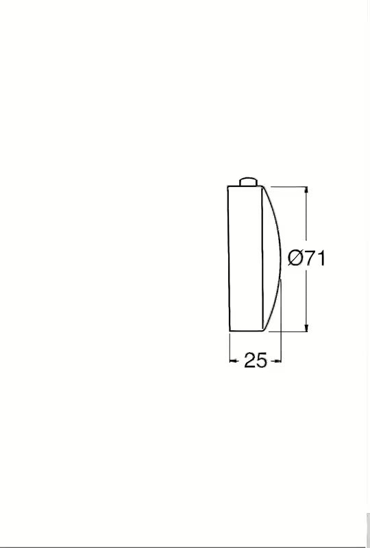 Rezervni upravljački kotačić pro za kade Seicrtek i Sucrtek u krom izvedbi.