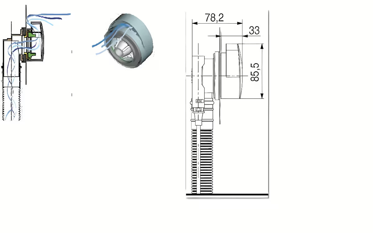 Silfra odljevno preljevna garnitura za kadu s obrnutim preljevom uključuje sifon pro za povećanje razine vode u kadi