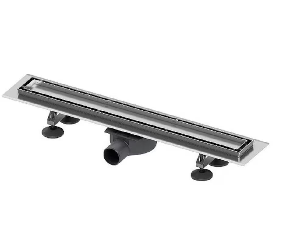 Tece Linus tuš kanalica 70 cm s rešetkom pro za umetanje pločica u izvedbi chrome