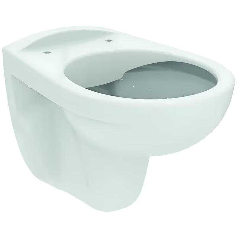 Akcijski viseći WC set TECE 5u1 s podžbuknim vodokotlićem, bijelom tipkom TECEbase, rimless WC školjke i sjedalom soft Close
