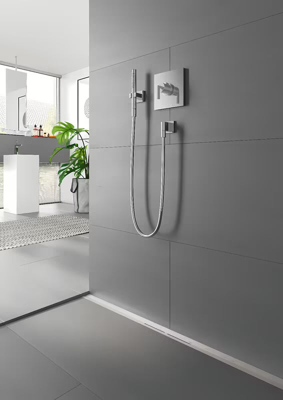 Tuš kanalica Tece Tecedrainprofile 80 cm u izvedbi Supersteel od nehrđajućeg čelika