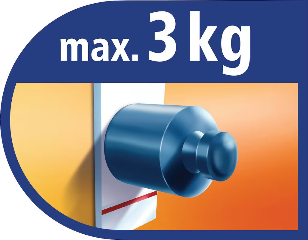 Vodootporni inox dvostruka kuka tesa Powerstrips Waterproof pro za vješanje dodataka u tušu