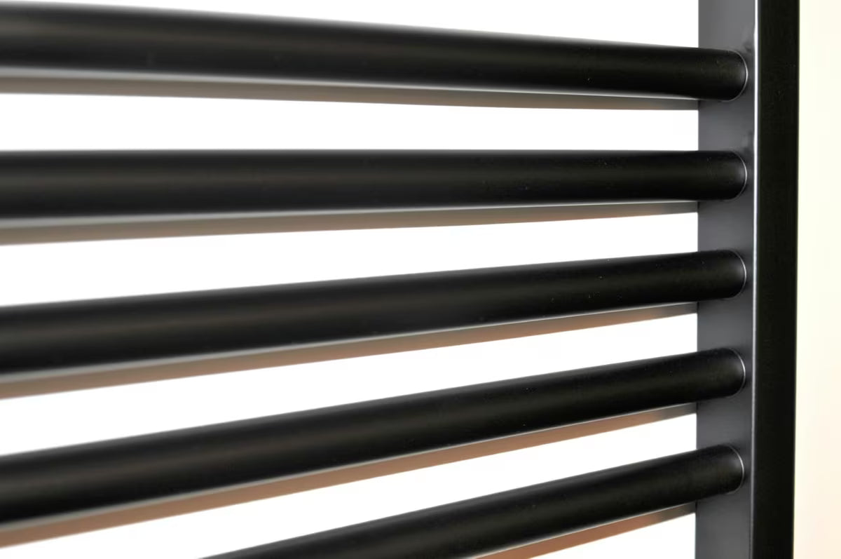 Električni radijator Thermal Trend KD Economy 180x60 cm u crnoj mat boji s termostatom KTX 3.