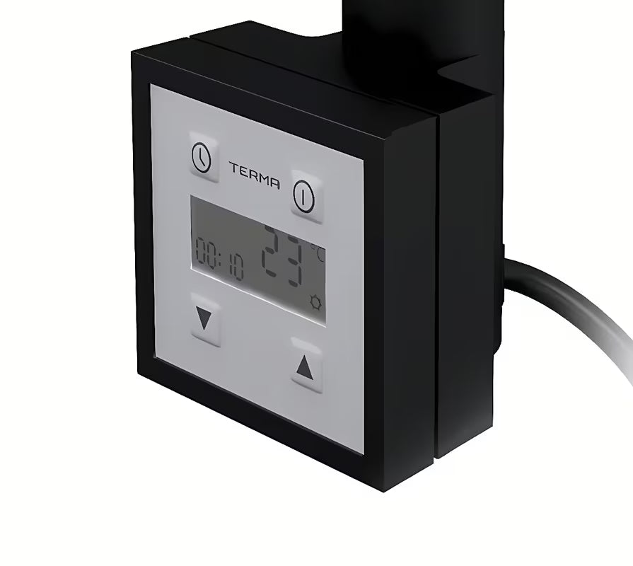 Električni radijator Thermal Trend KD Economy 120x60 cm u crnoj mat boji s termostatom KTX 3