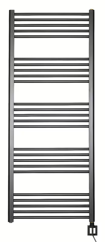 Električni radijator Thermal Trend KD Economy 150x60 cm u crnoj mat boji s termostatom KTX4.