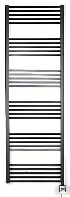 Električni radijator Thermal Trend KD Economy 180x60 cm u crnoj mat boji s termostatom KTX 3.