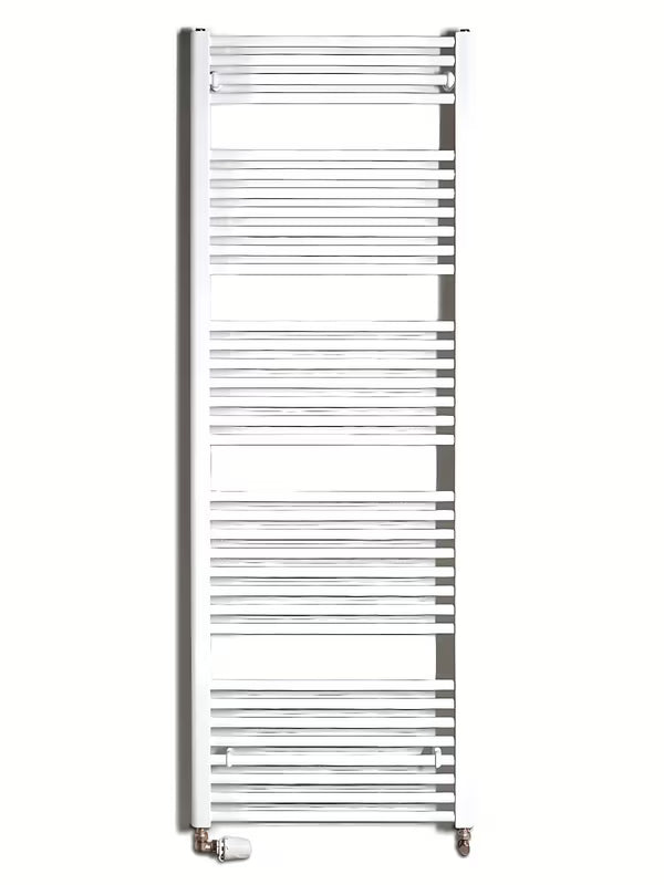 Bijeli kombinirani cijevni radijator Thermal Trend KD 168x60 cm za kupaonicu.