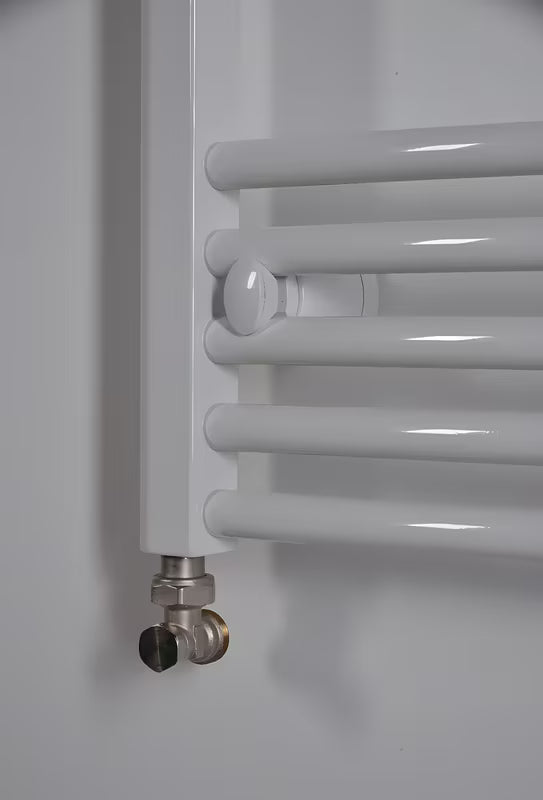 Bijeli kombinirani cijevni radijator Thermal Trend Kdo 75x168 cm za kupaonicu