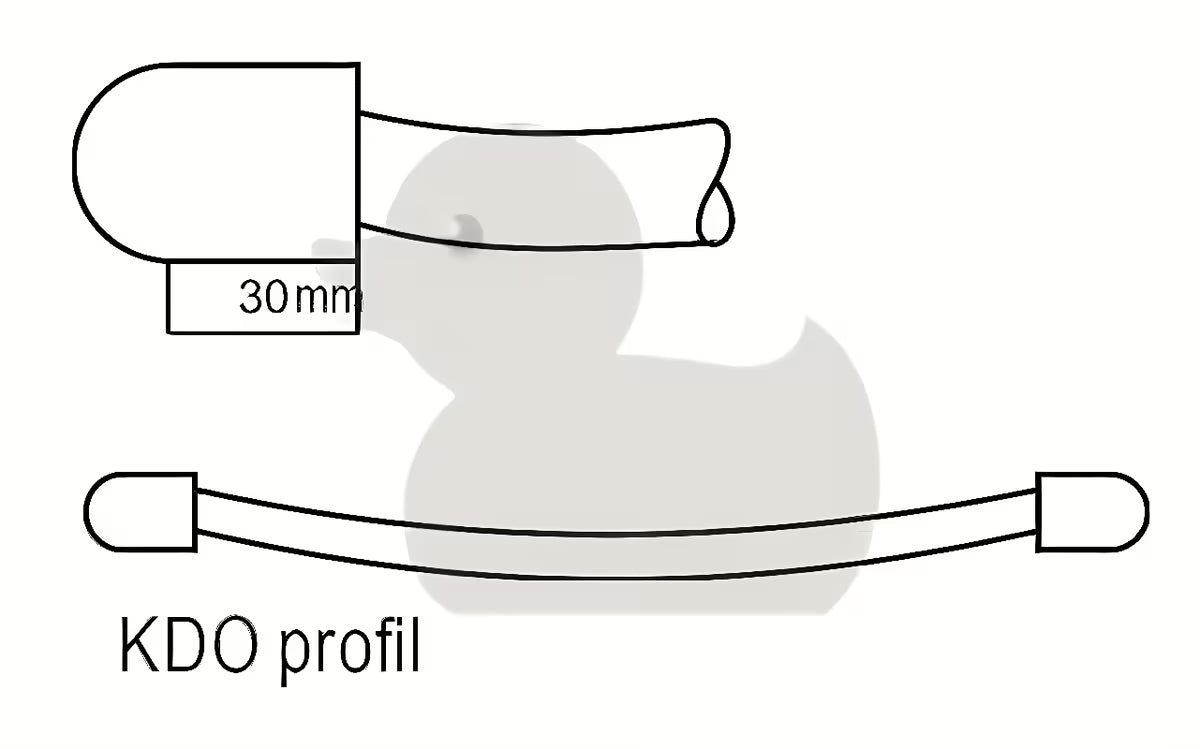 Bijeli kombinirani cijevni radijator Thermal Trend Kdo 60x132 cm, prikladan za kupaonicu