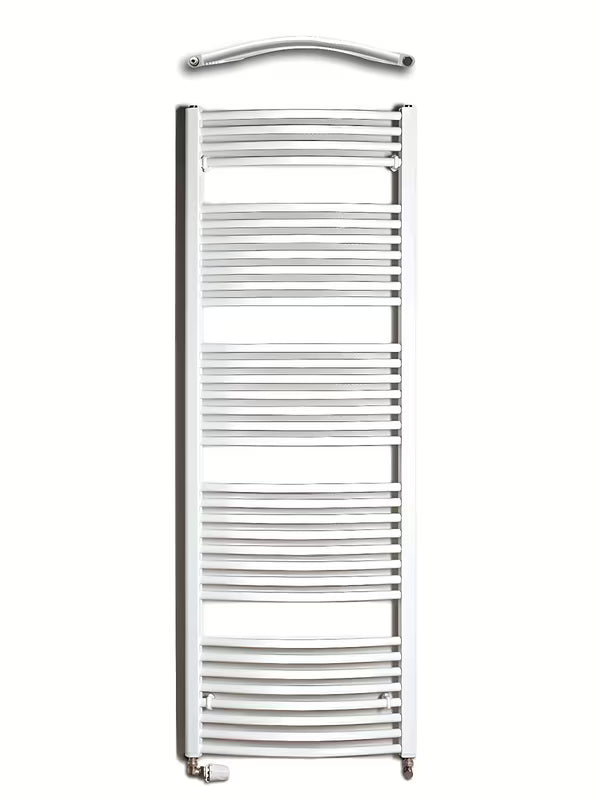 Bijeli kombinirani cijevni radijator Thermal Trend KDO 168x60 cm, prikladan za kupaonicu i hodnik.