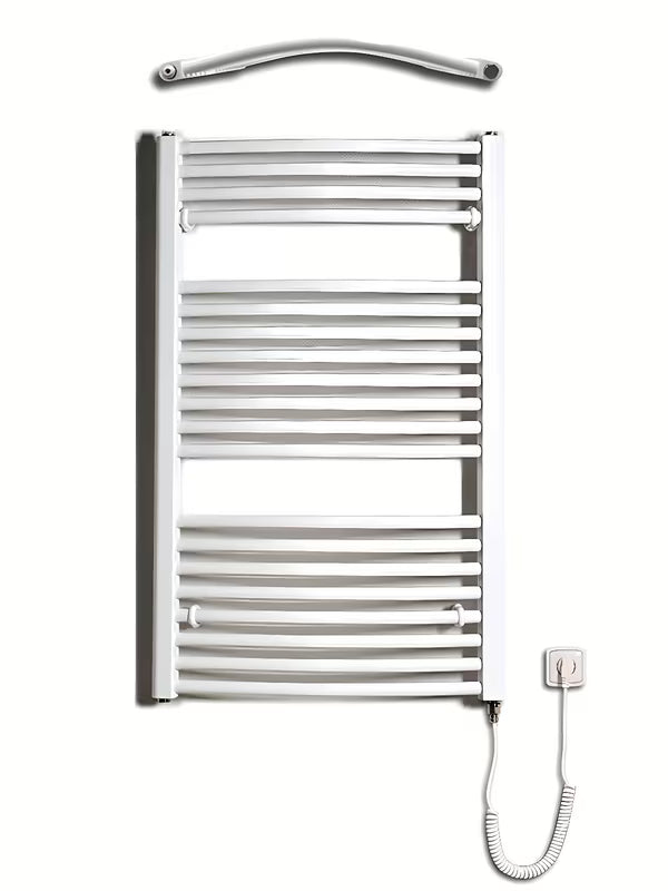 Bijeli električni cijevni radijator Thermal Trend KDOE 600x960 mm s grijaćim štapom