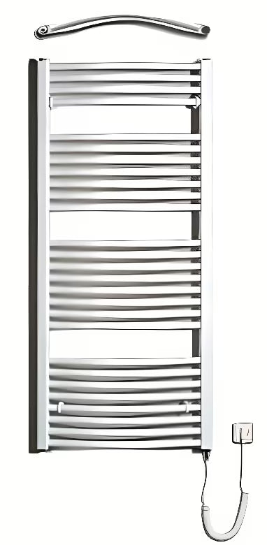 Bijeli električni cijevni radijator Thermal Trend KDOE 600x1320 mm s grijačem 500 W