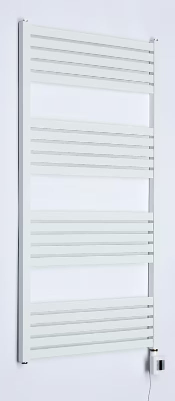 Bijeli električni radijator Thermal Trend KH Economy 120x60 cm s termostatom KTX 4 i LED zaslonom.