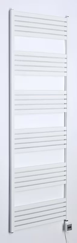 Bijeli električni radijator Thermal Trend Kh Economy 60x180 cm s termostatom KTX i LCD zaslonom
