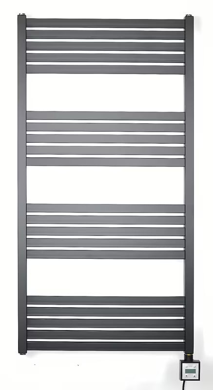 Električni radijator Thermal Trend KH Economy 120x60 cm u crnoj mat boji s termostatom KTX 3