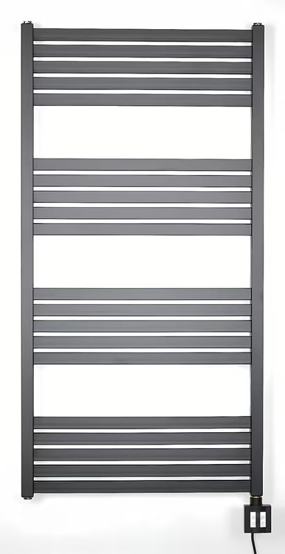 Električni radijator Thermal Trend KH Economy 60x120 cm u crnoj mat boji s termostatom KTX 4