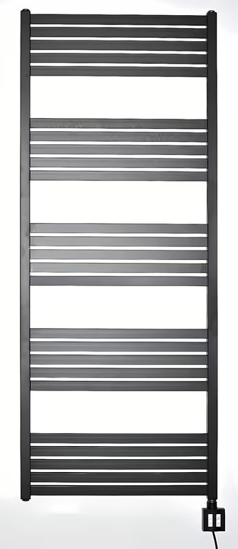 Električni radijator Thermal Trend KH Economy 150x60 cm u crnoj mat boji s termostatom KTX