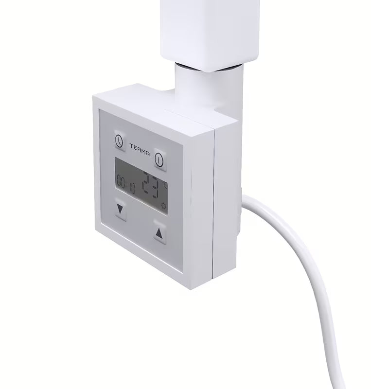 Bijeli električni radijator Thermal Trend Kh Economy 60x180 cm s termostatom KTX i LCD zaslonom