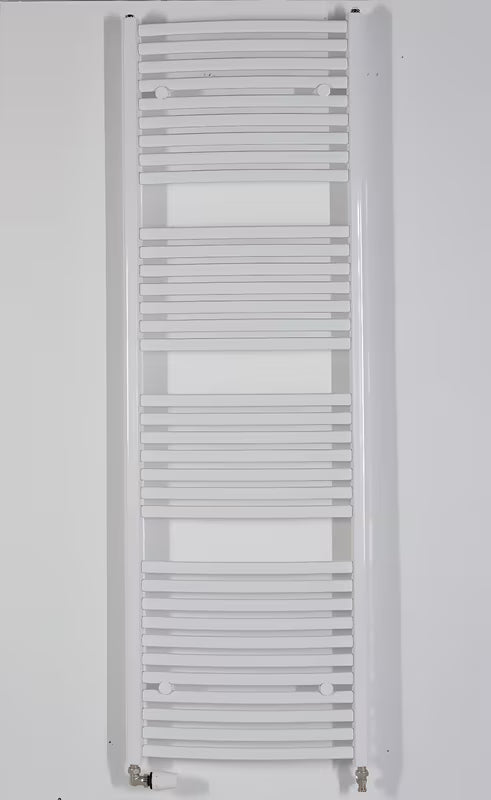 Bijeli kombinirani cijevni radijator Thermal Trend KM 181,5x60 cm, prikladan za kupaonicu.
